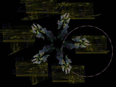 Hayali fraktal arkaplan resmi