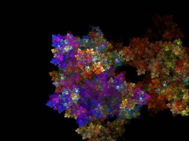 Hayali fraktal arkaplan resmi