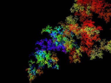 Hayali fraktal arkaplan resmi