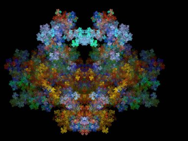 Hayali fraktal arkaplan resmi