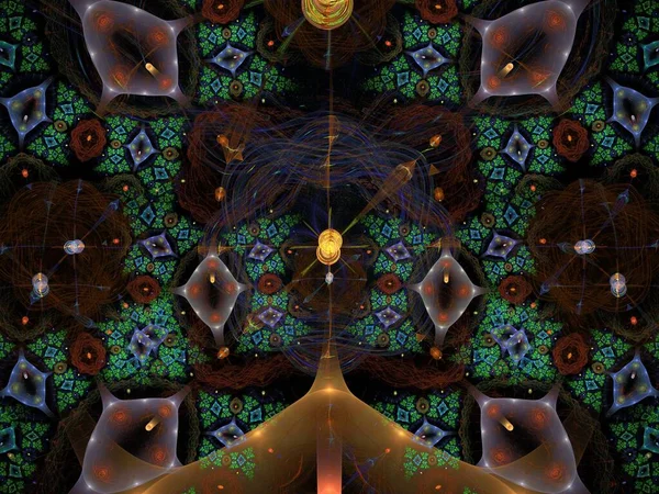 Imaginatory fractal achtergrond Afbeelding — Stockfoto