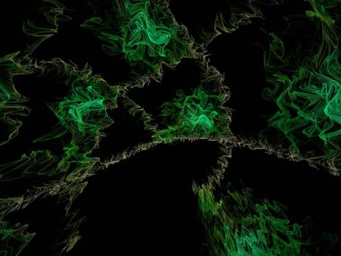 Hayali fraktal arkaplan resmi