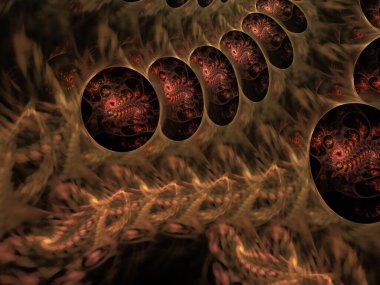 Hayali fraktal arkaplan resmi