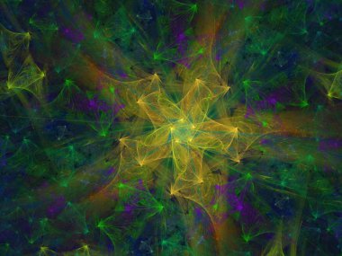 Hayali fraktal arkaplan resmi