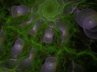 Hayali fraktal arkaplan resmi