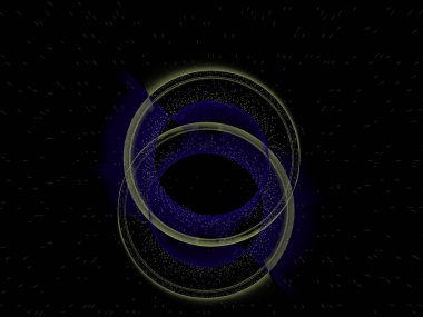 Hayali fraktal arkaplan resmi