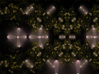 Hayali fraktal arkaplan resmi