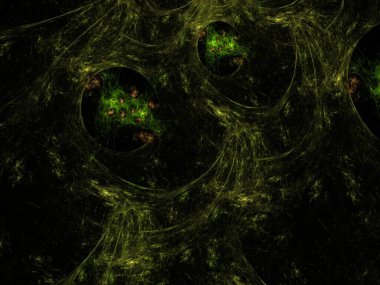 Hayali fraktal arkaplan resmi