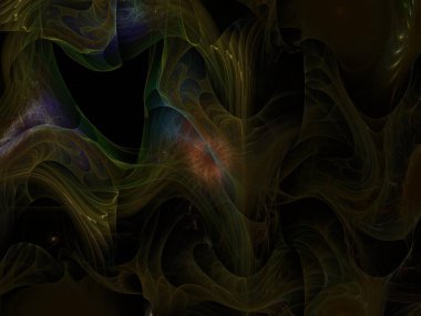 Hayali fraktal arkaplan resmi