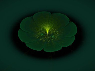 Hayali fraktal arkaplan resmi