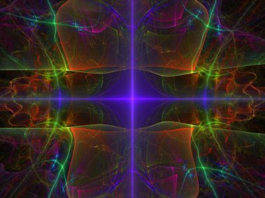 Hayali fraktal arkaplan resmi