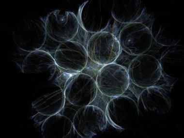 Hayali fraktal arkaplan resmi