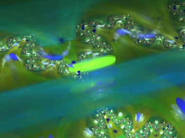 Hayali fraktal arkaplan resmi