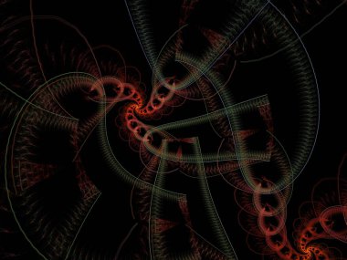 Hayali fraktal arkaplan resmi