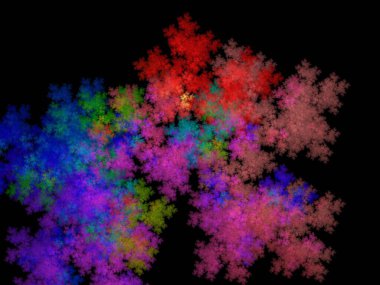 Hayali fraktal arkaplan resmi