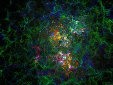 Hayali fraktal arkaplan resmi