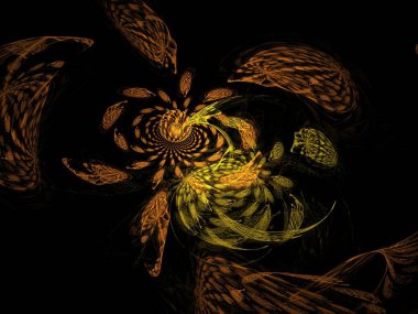 Hayali fraktal arkaplan resmi