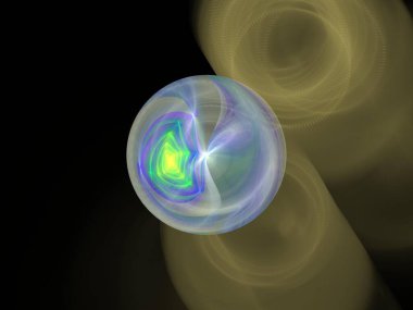 Hayali fraktal arkaplan resmi
