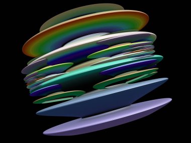 Hayali fraktal arkaplan resmi