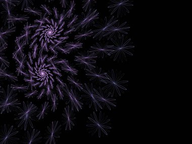 Hayali fraktal arkaplan resmi