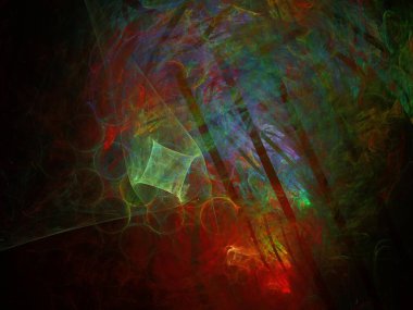 Hayali fraktal arkaplan resmi