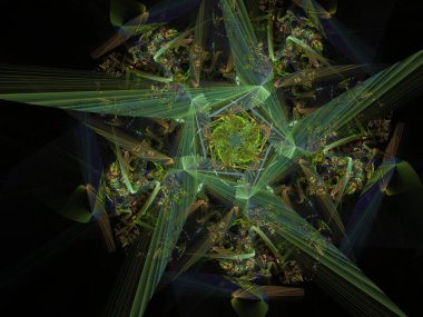 Hayali fraktal arkaplan resmi