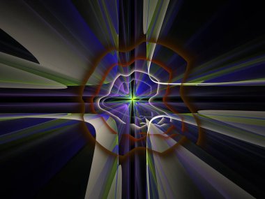 Hayali fraktal arkaplan resmi