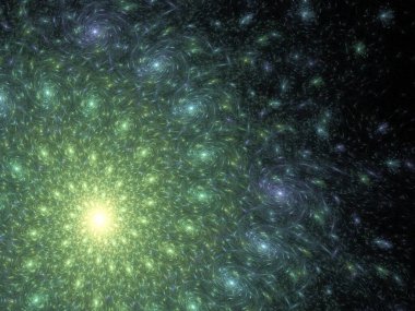 Hayali fraktal arkaplan resmi