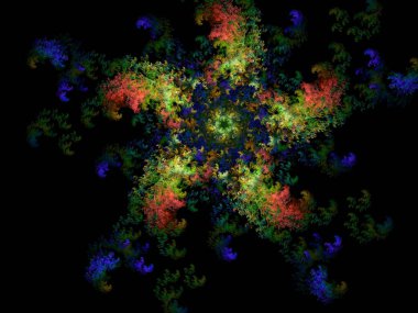 Hayali fraktal arkaplan resmi