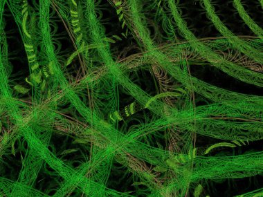 Hayali fraktal arkaplan resmi