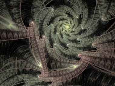 Hayali fraktal arkaplan resmi