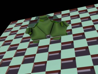 Hayali fraktal arkaplan resmi