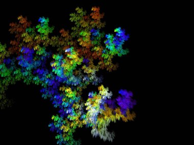 Hayali fraktal arkaplan resmi