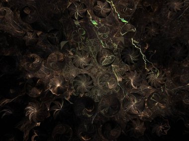 Hayali fraktal arkaplan resmi