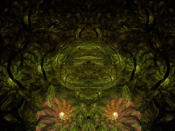 Fond fractal imaginaire Image — Photo