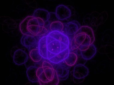 Hayali fraktal arkaplan resmi