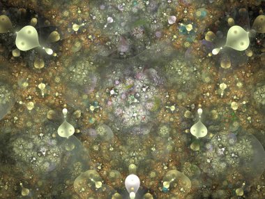 Hayali fraktal arkaplan resmi