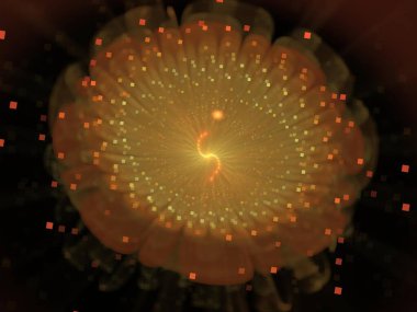 Hayali fraktal arkaplan resmi