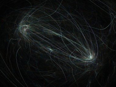 Hayali fraktal arkaplan resmi