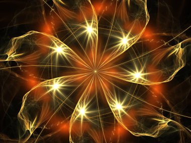 Hayali fraktal arkaplan resmi