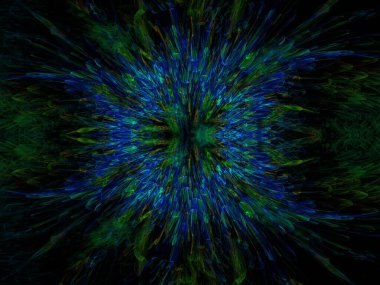 Hayali fraktal arkaplan resmi