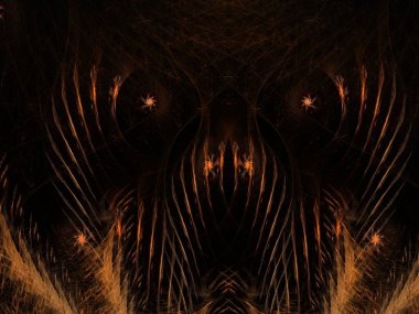 Hayali fraktal arkaplan resmi