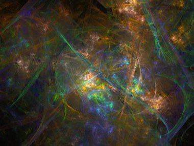 Hayali fraktal arkaplan resmi