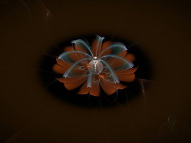 Hayali fraktal arkaplan resmi