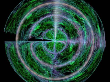 Hayali fraktal arkaplan resmi