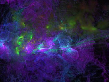 Hayali fraktal arkaplan resmi