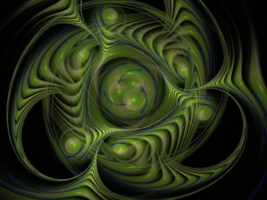 Hayali fraktal arkaplan resmi