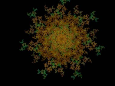 Hayali fraktal arkaplan resmi