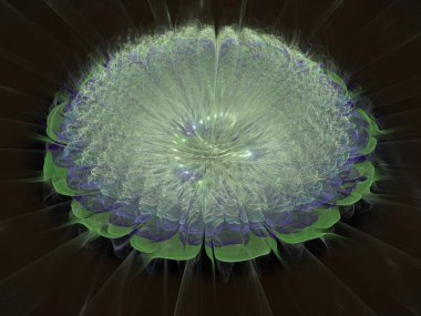 Hayali fraktal arkaplan resmi