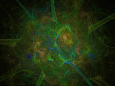 Hayali fraktal arkaplan resmi